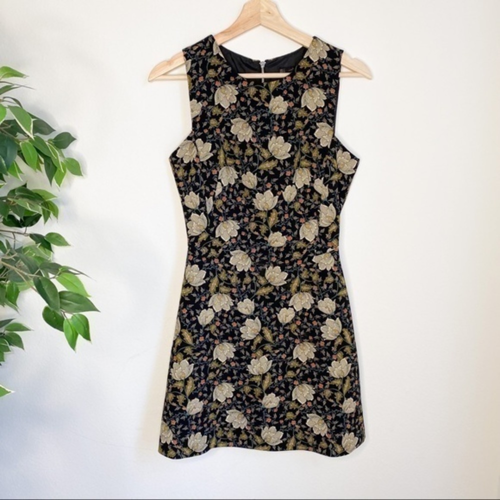 Zara floral sleevless mini dress